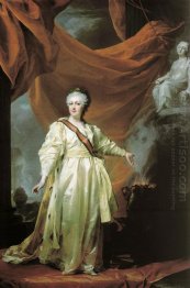 Portrait of Catherine II as Legislator in the Temple of the Godd