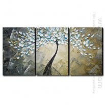 Hand Painted Oil Painting Abstrak - Set 3