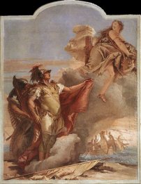 Venus S Farewell To Aeneas From The Room Of The Aeneid In The Pa