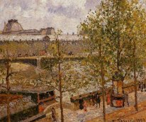 Louvre soleil du matin quai Malaquais 1903