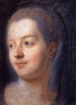 Stående av Madam De Pompadour 1752