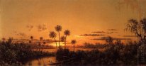 Florida River Scene: Early Evening, After Sunset