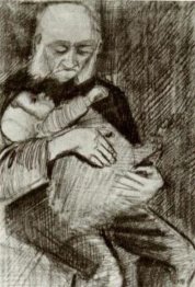 Orphan Man With A Baby In His Arms 1883