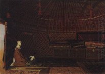 The Interior Of The Yurt Of Rich Kirghiz 1870