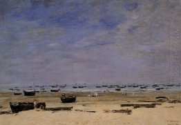 The Coastline At Berck At Low Tide 1882