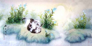 Cat - Pintura Chinesa