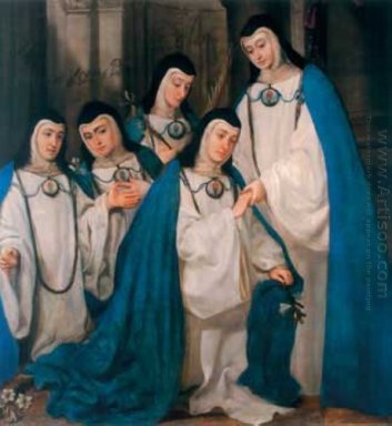 Monjas católicas con sus uniformes raramente vista-Lejos