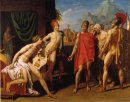 Embajadores enviados por Agamemnon para impulsar a Aquiles lucha