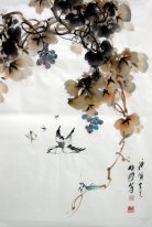 Birds&Grapes - Chinese Painting