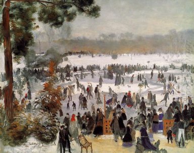 Pattinatori nel Bois de Boulogne 1868