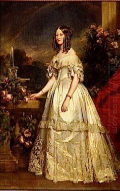 Porträt von Prinzessin Victoria von Sachsen-Coburg und Gotha