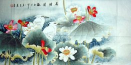 Crane - Lotus - Chinese Painting