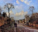 Una strada a Louveciennes 1872