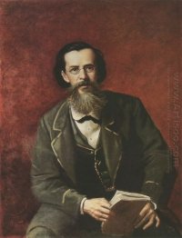 Portrait Of The Poet Apollon Maikov 1872