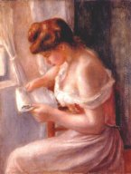 A Girl Reading 1891