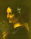 A Gypsy mit einem Zweig von Myrtle 1819