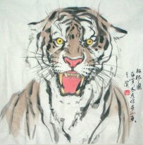 Tiger - Lukisan Cina