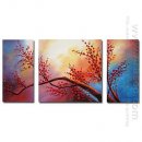 Tangan-Dicat Floral Oil Painting - Set 3