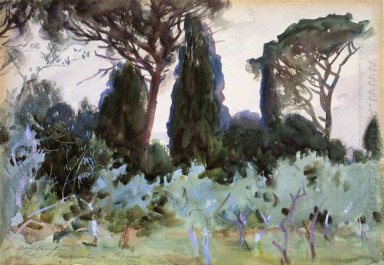 Landschaft nahe Florenz 1907
