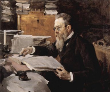 Portrait de Nikolai Rimsky Korsakov 1898