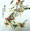 Frukt & Birds - kinesisk målning