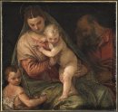 The Holy Family With The Infant St John The Baptist