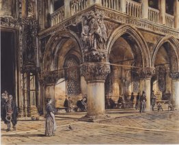 View Of The Ducal Palace In Venice 1874