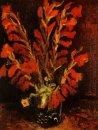 Vaso con Red Gladioli 1886