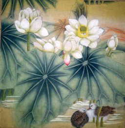 Lotus - peinture chinoise