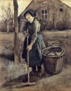 Una ragazza Raking 1881