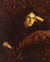 Porträt von Jekaterina Chokolova 1887