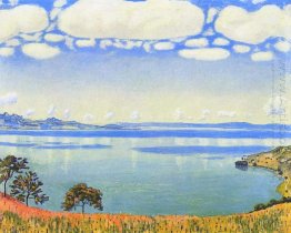 View Of Lake Leman From Chexbres 1905