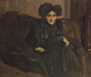 Portret van Yevdokia Loseva 1903