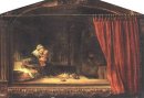 Sacra Famiglia con una tenda 1646