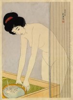 Woman Washing Her Face