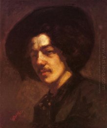 Portrait Of Whistler With A Hat 1859