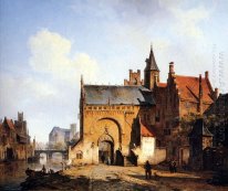 Fantasy cityview of Maassluis