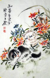 Cat - Chinese Painting