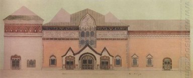 Draft Facade Galeri Tretyakov 1904