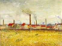 Factories At Asnieres Seen From The Quai De Clichy 1887