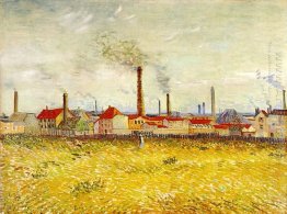 Factories At Asnieres Seen From The Quai De Clichy 1887