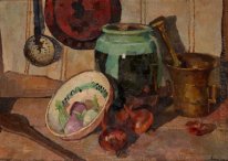 Still-life with Vegetables and Pottery