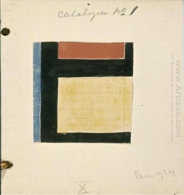 Studie voor Compositie X 1924