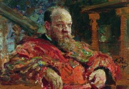 Portrait Of N V Delyarov 1910