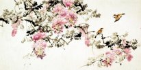 Vogels&Bloemen - Chinees schilderij