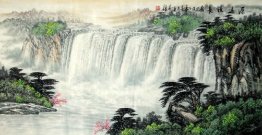 Waterfall - Chinese Painting