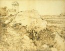 Colline des ruines de Montmajour 1888