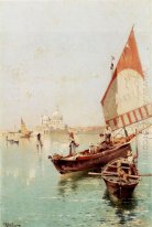 Sailboat In A Venetian Lagoon