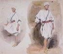 Two Views Of A Young Arab 1832