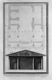 Plan And Elevation Of The Second Temple Tuscan Vitruvius